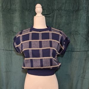 Vintage Country Sophisticates Short Sleeve Sweater